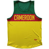 Cameroon Country Finish Line Athletic Sport Tank Top Made In USA by Ultras