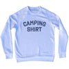 Camping Shirt Adult Tri-Blend Sweatshirt by Tribe Lacrosse