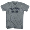 Camping Shirt Womens Tri-Blend Junior Cut T-Shirt by Tribe Lacrosse