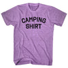 Camping Shirt Adult Tri-Blend T-shirt by Tribe Lacrosse