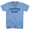 Camping Shirt Adult Tri-Blend V-neck T-shirt by Tribe Lacrosse