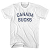 Canada Sucks Womens Cotton Junior Cut T-Shirt by Tribe Lacrosse