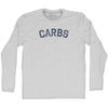Carbs Adult Cotton Long Sleeve T-shirt by Tribe Lacrosse