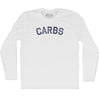 Carbs Adult Cotton Long Sleeve T-shirt by Tribe Lacrosse