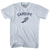 Cardiff Running Track Winged Foot-Adult Tri-Blend T-shirt by Tribe Lacrosse