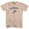 Cardiff Running Track Winged Foot-Adult Cotton T-shirt by Tribe Lacrosse