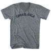 Casablanca Tri-Blend V-neck Womens Junior Cut T-shirt by Tribe Lacrosse