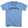 Cascadia Adult Tri-Blend V-neck T-shirt by Tribe Lacrosse
