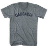 Cascadia Tri-Blend V-neck Womens Junior Cut T-shirt by Tribe Lacrosse