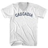 Cascadia Adult Cotton V-neck T-shirt by Tribe Lacrosse