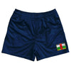 Central African Republic Country Heritage Flag Rugby Shorts Made In USA by Rugby Shorts