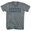 Certified Gangster Tri-Blend V-neck Womens Junior Cut T-shirt by Tribe Lacrosse