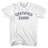 Certified Zaddy Womens Cotton Junior Cut T-Shirt by Tribe Lacrosse