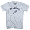 Charlton Running Track Winged Foot-Adult Tri-Blend T-shirt by Tribe Lacrosse