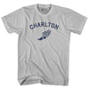 Charlton Running Track Winged Foot-Adult Cotton T-shirt by Tribe Lacrosse