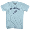 Charlton Running Track Winged Foot-Adult Cotton T-shirt by Tribe Lacrosse
