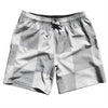 Checkerboard 5 Inches Grey Medium and White Swim Shorts 7" Made in USA by Tribe Lacrosse