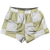 Checkerboard 5 Inches Vegas Gold and White Womens & Girls Sport Shorts End Made In USA by Tribe Lacrosse