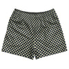 Checkerboard Half Inch Blue Navy and Vegas Gold Rugby Shorts Made In USA by Tribe Lacrosse