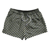 Checkerboard Half Inch Blue Navy and Vegas Gold 2.5" Swim Shorts Made in USA by Tribe Lacrosse