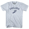 Chelsea Running Track Winged Foot-Adult Tri-Blend T-shirt by Tribe Lacrosse