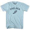 Chelsea Running Track Winged Foot-Adult Cotton T-shirt by Tribe Lacrosse