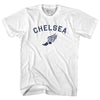 Chelsea Running Track Winged Foot-Adult Cotton T-shirt by Tribe Lacrosse
