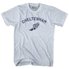 Cheltenham Running Track Winged Foot-Adult Tri-Blend T-shirt by Tribe Lacrosse