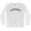 Chennai Vintage City Adult Cotton Long Sleeve T-shirt by Ultras