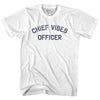 Chief Vibes Officer Womens Cotton Junior Cut T-Shirt by Tribe Lacrosse
