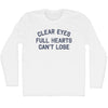 Clear Eyes Full Hearts Can't Lose Adult Cotton Long Sleeve T-shirt
