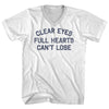 Clear Eyes Full Hearts Can't Lose Adult Cotton V-neck T-shirt