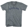 Cleveland Tri-Blend V-neck Womens Junior Cut T-shirt by Tribe Lacrosse