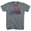 Clinton Gore 92 Election Tri-Blend V-neck Womens Junior Cut T-shirt by Tribe Lacrosse