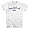 Clowning Is An Art Womens Cotton Junior Cut T-Shirt by Tribe Lacrosse