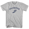 Colchester Running Track Winged Foot Adult Cotton T-shirt by Tribe Lacrosse