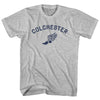 Colchester Running Track Winged Foot Womens Cotton Junior Cut T-Shirt by Tribe Lacrosse