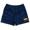Colombia Country Heritage Flag Rugby Shorts Made In USA by Rugby Shorts