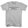 Comfort Is The Worst Addiction. - Marcus Aurelius Quote Tees Womens Cotton Junior Cut T-Shirt by Tribe Lacrosse