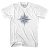 Compass Rose Womens Cotton Junior Cut T-Shirt by Tribe Lacrosse