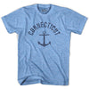 Connecticut State Anchor Home Tri-Blend Adult T-shirt by Ultras