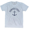 Connecticut State Anchor Home Tri-Blend Adult T-shirt by Ultras