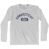 Connecticut USA Adult Cotton Long Sleeve T-shirt by Ultras