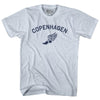 Copenhagen Running Track Winged Foot Adult Tri-Blend T-shirt by Tribe Lacrosse