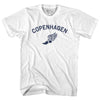 Copenhagen Running Track Winged Foot Adult Cotton T-shirt by Tribe Lacrosse