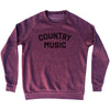 Country Music Adult Tri-Blend Sweatshirt by Tribe Lacrosse