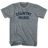 Country Music Adult Tri-Blend T-shirt by Tribe Lacrosse