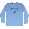 Coventry Running Track Winged Foot-Adult Tri-Blend Long Sleeve T-shirt by Tribe Lacrosse