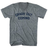 Crash Out Coming Tri-Blend V-neck Womens Junior Cut T-shirt by Tribe Lacrosse