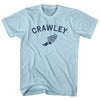 Crawley Running Track Winged Foot Adult Cotton T-shirt by Tribe Lacrosse